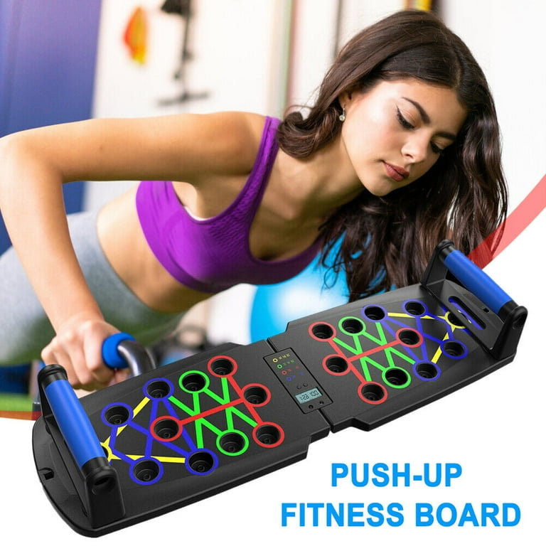Lanthour Push Up Board with Automatic Count, 10 in Foldable Push