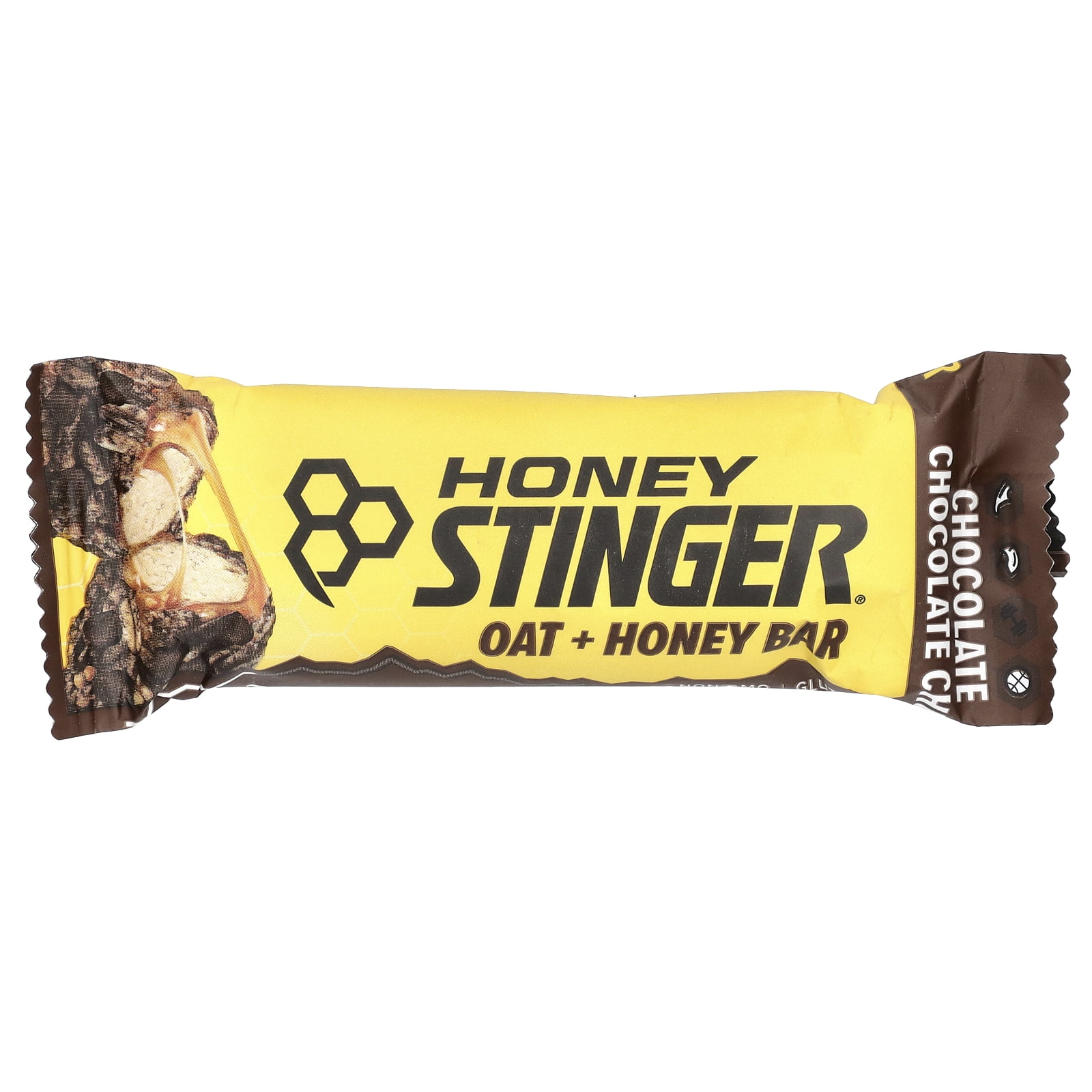 Honey Stinger Oat + Honey Bar, Chocolate Chocolate Chip, 12 Bars, 1.48 oz (42 g) Each