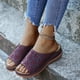 thumbnail image 4 of Amzcrzy Zapatos de mujer,Zapatos de mujer,Zapatillas de mujer, Sandalias bordadas de verano para mujer, calzado informal, zapatillas romanas informales Sandalias Mujer Zapatillas De Casa, 4 of 9