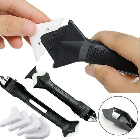 

3In1 Silicone Sealant Remover Tool Kit Scraper Caulking Mould Removal FAST UK