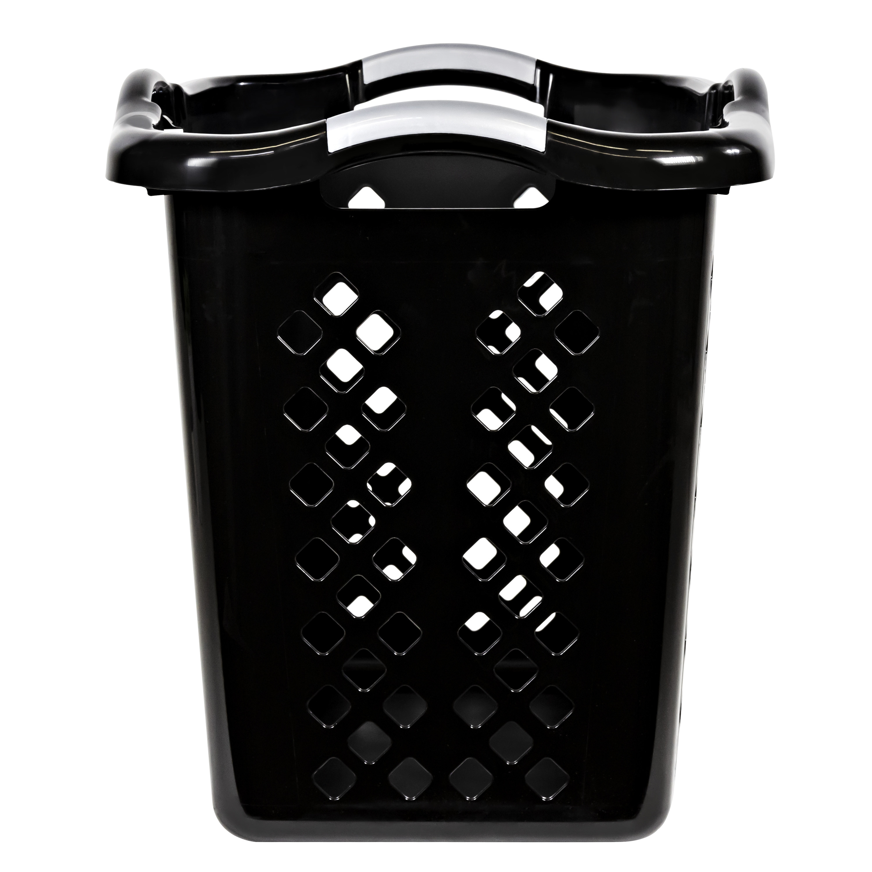 Home Logic 2 Bushel Plastic Laundry Hamper, Black photo 5