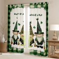 thumbnail image 2 of Feelyou Gnome Black Out Curtains, St. Patrick's Day Curtains Pack of 2 (42x63 Each), 2 of 6
