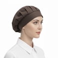 thumbnail image 4 of TOPTIE Solid Cap Unisex Elastic Band Bouffant Hat Lightweight Breathable Solid Work Cap for Kitchen Restaurant Workshop, 4 of 7