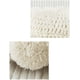 thumbnail image 2 of Nicole Knupfer Cojín redondo bohemio con pompones, cojín de macramé, cojín de suelo, cojín tejido, redondo, taburete, cojín de asiento, decoración del sofá del hogar (beige), 2 of 6