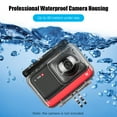 thumbnail image 3 of TELESIN IS-WTP-R01 Waterproof Camera Housing Case 40 Meters Underwater Housings Photography Accessory Compatible with ONE R 360 VR Edition Action Cameras, 3 of 7