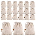 thumbnail image 3 of 40 Pack Soap Exfoliating Bags,Soap Saver Made Sisal Mesh Soap Bag Bar Soap Bag with Drawstring for B, 3 of 5