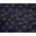 thumbnail image 4 of oneOone Polyester Lycra Dark Navy Blue Fabric Floral & Flying Swan Block Fabric For Sewing Printed Craft Fabric By The Yard 56 Inch Wide, 4 of 4
