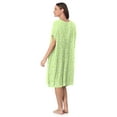 thumbnail image 3 of Layla Women’s Sleepwear 39” Knit Caftan, XS-5X, 3 of 6