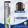 thumbnail image 3 of Torpedo Level WORKPRO de 25 cm con 3 burbujas de 45°/90°/180° plateado/blanco/azul, 3 of 8