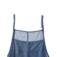 thumbnail image 5 of LilyLLL Womens Chambray Denim Overall Dungaree Bib Suspender Pinafore Wide Leg Jumpsuit Pants, 5 of 5