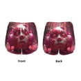 thumbnail image 3 of Salouo Surreal Pink Headphones Print Women's 2 in 1 Running Shorts Double-Layer Shorts Athletic Workout Gym Yoga Shorts Running Shorts for Women-X-Large, 3 of 7
