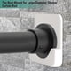 thumbnail image 5 of Adhesive Shower Curtain Rod Tension Holder,no Drilling ,2 Pack, 5 of 5