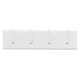 thumbnail image 3 of Perchero de pared con gancho para colgar llaves, sin perforaciones, para puerta, para decoración de puerta de baño (blanco), 3 of 8