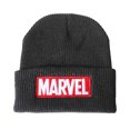 thumbnail image 1 of Marvel - Gorro Beanie Logotipo para Hombre (Carbón, Rojo, Blanco), 1 of 2