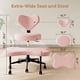thumbnail image 2 of Silla Piernas Cruzadas Ergonómica Home Office Giratoria 360° Ruedas Pinmoco Rosa, 2 of 8