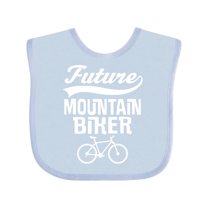 Inktastic Future Mountain Biker Boys or Girls Baby Bib