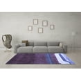 thumbnail image 3 of Ahgly Company Machine Washable Indoor Rectangle Abstract Blue Contemporary Area Rugs, 8' x 12', 3 of 4