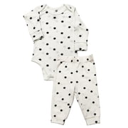 Wonder So Soft Modal by Wonder Nation Baby Boys Bodysuit and Pants Set, 2-Piece, Sizes 0/3M–6/9M
