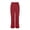 Red, variant on GiLiling Girls Cotton Linen Pants Wide Leg Drawstring Elastic High Waist Pants Teen Summer Casual Loose Lightweight with Pockets (Brown, 10-11 Years)