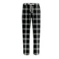 thumbnail image 4 of JGNGSHN Mens Pajama Pants Plaid Sleep Lounge Pant Warm Sleepwear Pants PJ Bottoms with Pockets and Button Fly, 4 of 4