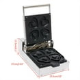 thumbnail image 2 of Commercial Nonstick Electric 4pcs Mini Heart Donut Waffle Maker Baking Machine Commercial Electric Mini Donut Maker Nonstick 4 Pcs Heart Doughnut Baker Machine Electric Mini Donut Waffle Maker, 2 of 3