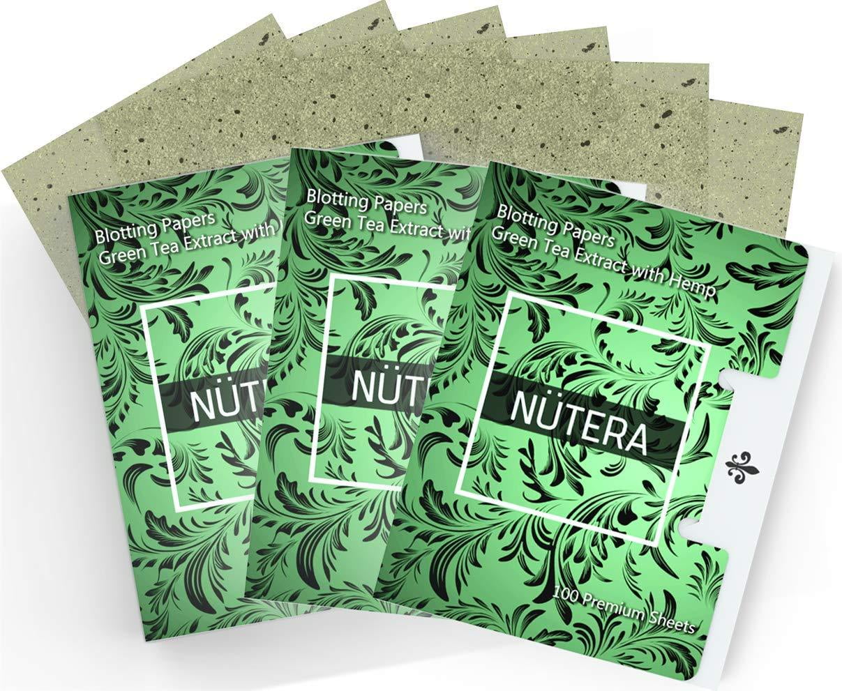 Natural Green Tea Extract Oil Absorbing Tissues 300 Sheets Premium