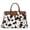 Cow-Brown, variant on Wrangler Women Laptop Briefcase Tote Bag with Detachable Adjustable Strap, Black