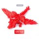 thumbnail image 5 of 3D Printed Gemstone Dragon Gift Gradient High-End Figure Eco-Friendly Crystal Dragon Toy Figure,Pur, 5 of 5