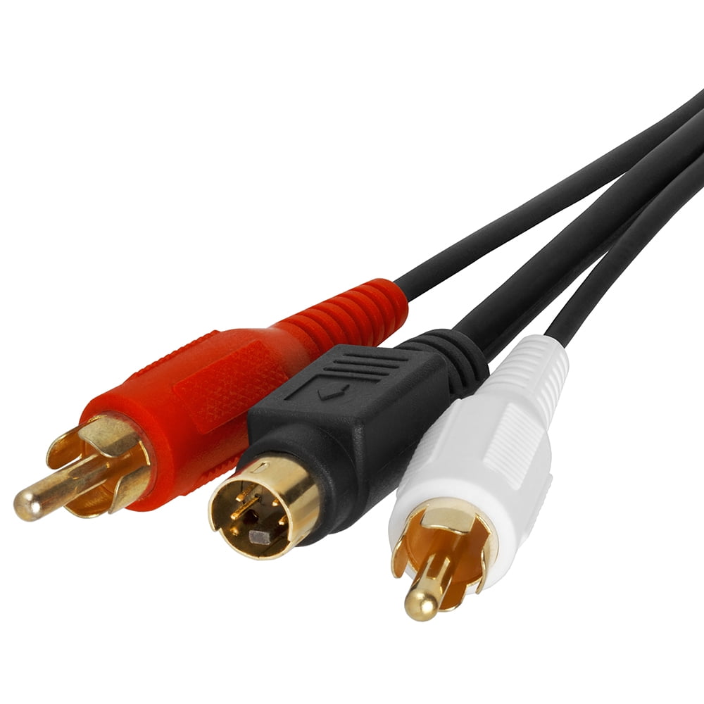 4-PIN SVideo Cord 50 Feet S-Video Cable Gold-Plated Cmple SVHS 