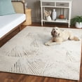 thumbnail image 3 of SAFAVIEH Abstract Lawanda Geometric Area Rug, Ivory/Brown, 5' x 8', 3 of 11