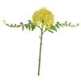 thumbnail image 3 of Plantas de flores artificiales, arbustos de plástico, maceta colgante para interior y exterior, hogar, cocina, oficina, boda, decoración de jar Amarillo Macarena Manojo de flores artificiales, 3 of 8