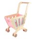thumbnail image 5 of Carrito de compras perfke de madera juguete para niños rosado, 5 of 9
