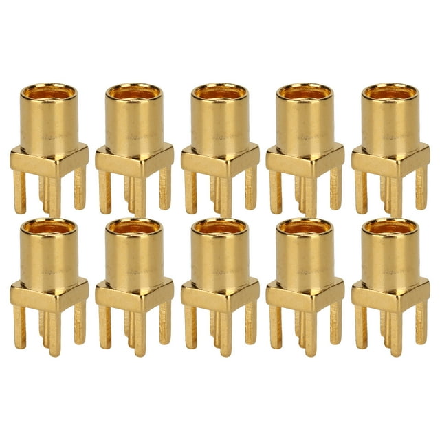Pins MMCX Connector,10Pcs MMCX KE Connector MMCXPCB Connector MMCXKE Connector Compact and Lightweight