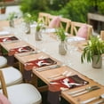 thumbnail image 4 of Japanese Style Cloth Napkins, Modern Cranes Cherry Flower Wave Brown Washable and Reusable Dinner Napkins Set of 8, Table Napkin for Kitchen Party Birthday Wedding Hotel Housewarming 20"x20", 4 of 9