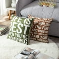 thumbnail image 4 of Set of 4 Throw Pillow Covers Life is When You Camping Camper Better are Round Best Decorative Pillow Cases Home Decor Square 18x18 Inches Pillowcases, 4 of 5