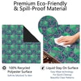 thumbnail image 4 of Elegant Mahjong Mat for Table, 31.5*31.5in Anti Slip American Mahjong Table Cloth, Noise Reduction, Neoprene Mah jongg Mat with Carrying Bag & 3 Dices, Mahjong Set Gift for Board Tile Games Mats, 4 of 7