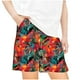 thumbnail image 1 of Odeerbi 5-14 Años Niños Niñas Pantalones Cortos de Estampado Tropical Hawaiano Pantalones de Baño En Seco Rápido Pantalones Cortos de Tabla de Playa Pantalones Cortos Deportivos, 1 of 5