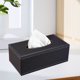 thumbnail image 4 of Funda para caja de pañuelos de piel sintética | Porta pañuelos de piel sintética estilo restaurante de hotel | Cajón decorativo con base estable y opciones de varios tamaños, 4 of 5