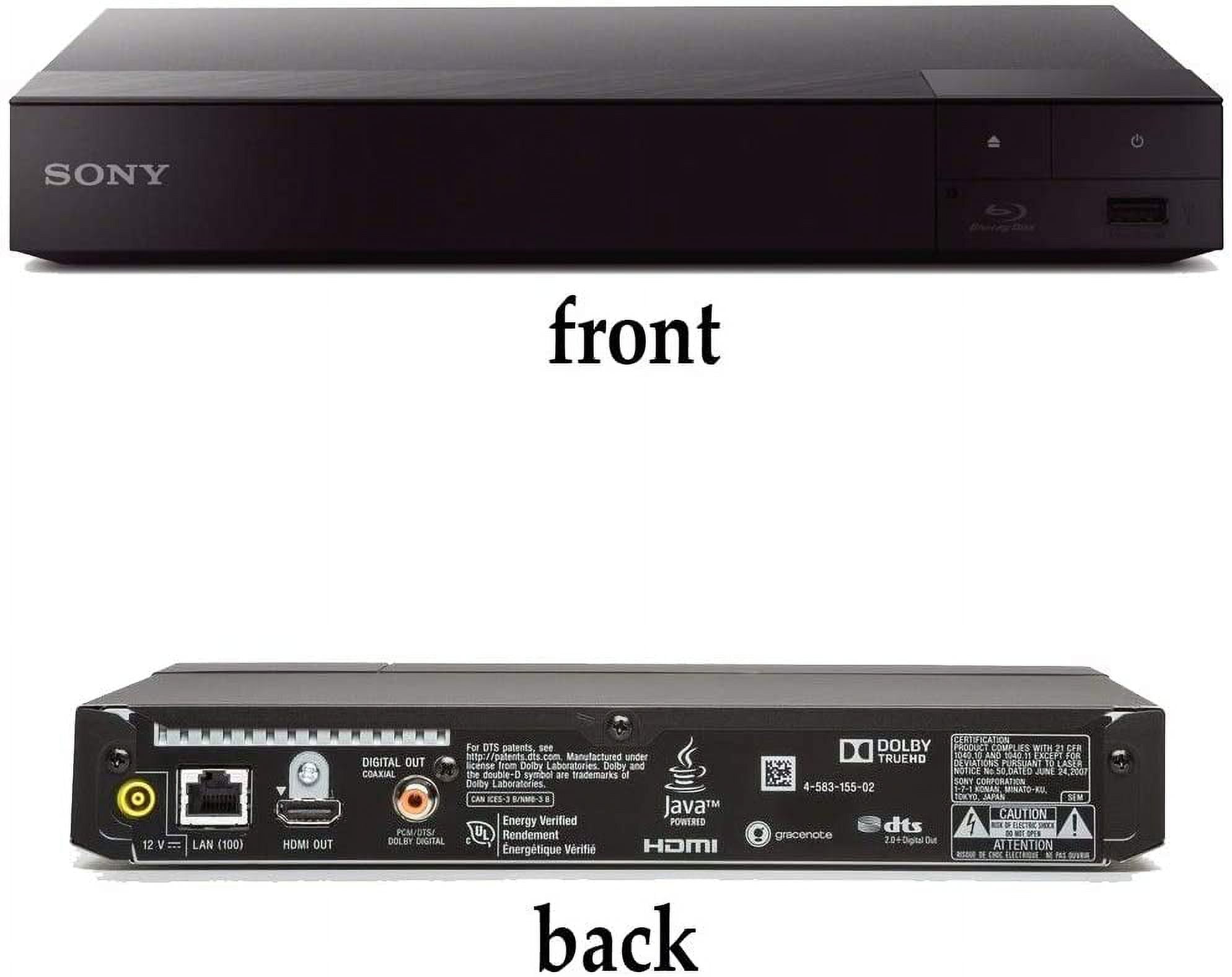 Sony BDP-S6700 3D Blu-ray player with 4K upscaling, Wi-Fi®, and Bluetooth®  at Crutchfield
