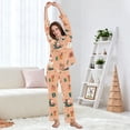 thumbnail image 5 of FORMRS Womens Pajama Set Long Sleeve Top and Pants with Pockets Soft Comfy Lounge Sleepwear, Sizes S-2XL, Christmas Santa, 5 of 7