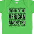 thumbnail image 4 of Inktastic Black History Proud African Ancestry Boys or Girls Baby Bodysuit, 4 of 5