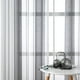 thumbnail image 4 of Cortinas transparentes Laklulu, cortinas de voile con rayas, cortinas decorativas, 4 of 5