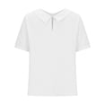 thumbnail image 6 of RQYYD Cotton Linen Tops for Women Summer Casual 3/4 Sleeve T Shirts Lightweight Ethnic Style Embroidery Blouses Tees, 6 of 6