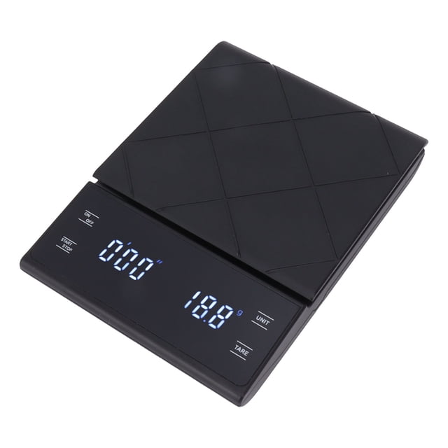 Báscula electrónica para café, báscula para café de 3 kg y 0,1 g, báscula inteligente para alimentos, báscula digital para cocina, elaborada por expertos