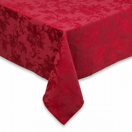 tablecloth joy holiday 60x84 cloth damask oblong bb fabric flower table oval