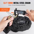 thumbnail image 3 of VEVOR Bike Chain Lock, 3.94 Ft Combination Bicycle Chain Lock with 3 Keys, Heavy Duty Anti-Theft High Security Bike Locks, Perfect for Bike, Motorcycle, Scooter, Bicycle, Door, Fence or Gate, 10mm, 3 of 9