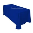 thumbnail image 1 of 6 pack 90"×156" Tablecloths 100% Polyester 25 COLORS Wholesale Wedding Catering", (Color: Royal Blue), 1 of 1