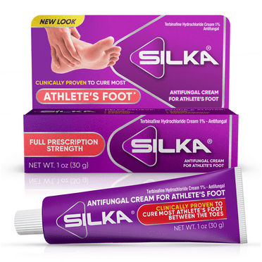 Silka Athletes Foot, Prescription Strength, Antifungal Cream, 1 oz