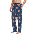 thumbnail image 3 of Men's Pajama Bottoms Basketball Star Men's Cotton Pajama Pants Men's Loose Printed Pajama Pants Casual Pants with Pockets, 3 of 6