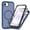 Blue, variant on ELEHOLD For iPhone 17e/iPhone 16e Magnetic Case,Built-in Screen Protector Dual-Layer Shockproof Frosted Full Body Non-Slip Cover , Black